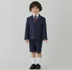 プティマイン　キッズフォーマルスーツセット　130 クリーニング済