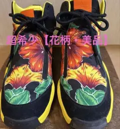 超希少【花柄・美品】adidas ハイカットスニーカー 花柄 ハイビスカスのサムネイル