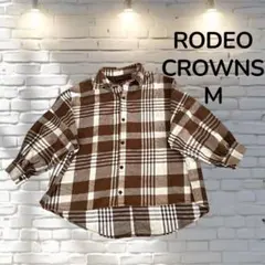 RODEO CROWNS ロデオクラウンズ ネルシャツ ゆったりサイズのサムネイル
