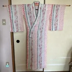【ビンテージ】麻混　単衣　浴衣のサムネイル