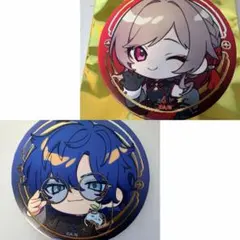 スイパラ ENIGMA 缶バッジ レオスさん　フレンさん　2点