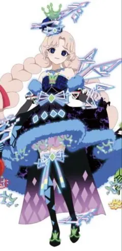 アイプリバース　ダークカルテットスターバズリウムブルー　フルコーデ　おまけ付き