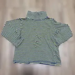 黒と黄色のストライプ タートルネック