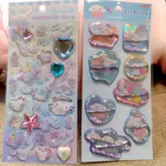シナモロール キラキララインストーンシール&ウォーター シールセット♡【正規品】