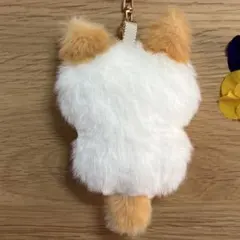 ♥️ミルクティー猫さん♡チビにゃんこキーホルダー♡チャーム♡ハンドメイド