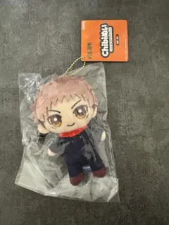 呪術廻戦 Chibiぬいおすわりマスコット 虎杖悠仁 ぬいぐるみ
