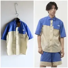 新品 ザ ノースフェイス ショートスリーブ ヌプシシャツ M 撥水ナイロン