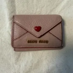 miu miu 三つ折り財布 レター型 ハートのサムネイル