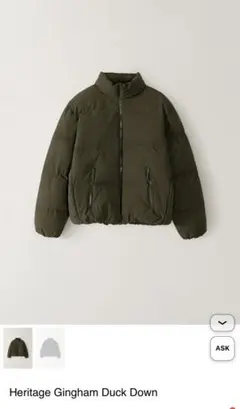 OHOTORO Heritage Gingham Duck Down Sサイズ