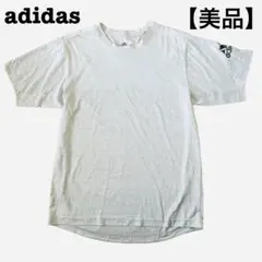 【美品】アディダス　トレーニングウェア　Tシャツ　半袖クライマライト　グレー　M