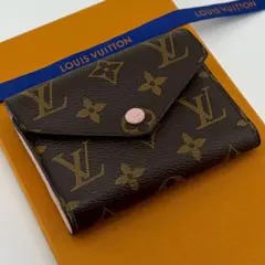 極美品 ルイヴィトン ポルトフォイユ ヴィクトリーヌ モノグラム 三つ折り財布