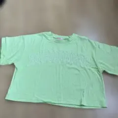 EMBODIMENT クロップドTシャツ ライムグリーンのサムネイル