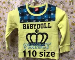★男の子　かっこいい　BABYDOLL トレーナー イエロー★