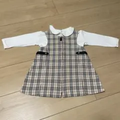 Burberry Londonチェック柄ジャンパースカートのサムネイル