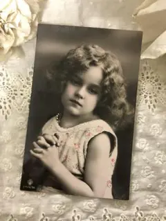 アンティークポストカード　春の微睡　絵画のような少女 アンティークポストカード 春の微睡 絵画のような少女 - メルカリ