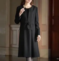 【新品】洗える ブラックフォーマル レース セットアップ 大きいサイズ 3L