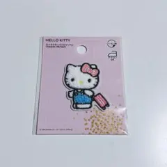 新品未使用未開封 サンリオ ワッペン パイル 刺繍 シール キティ