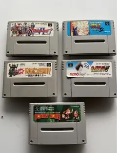 スーパーファミコン　カセット5枚セット