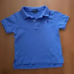 【Polo by Ralph Lauren】青 ポロシャツ 24M（90cm）