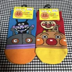 アンパンマン キッズ靴下 13-19cm 2足セット