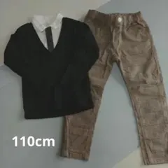 男の子シャツ110白