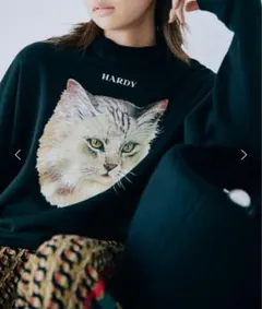HARDY NOIR CAT PRINT スウェット
