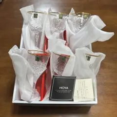 HOYA クリスタル ワイングラス 新品未使用 値下げ可