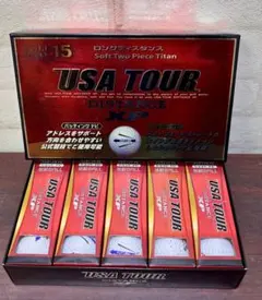 【USA TOUR DISTANCE XP ゴルフボール 15個入り 美品】のサムネイル