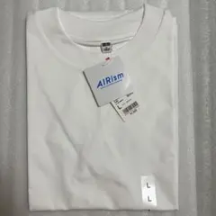 新品タグ付　ユニクロ　エアリズムコットンT(半袖) Lサイズ UNIQLO