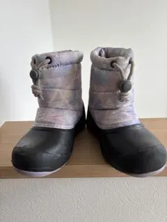 キッズ スノーブーツ パープル 18cm