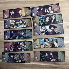 鬼滅の刃ロングステッカー10枚