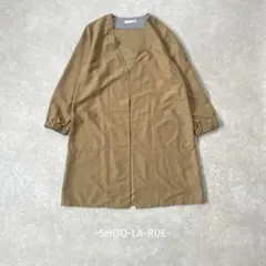 SHOO-LA-RUE/ノーカラーコート/F/ベージュ/綺麗め/春アウター