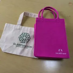 トートバッグ 2点セット GLAMPSEASON THE BODY SHOPのサムネイル