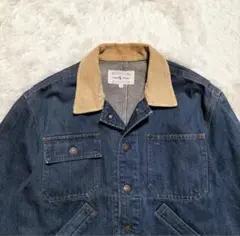 【希少】RALPH LAURENデニムジャケット襟コーデュロイ 90S