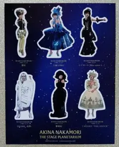 【新品未使用】中森明菜 アクリルスタンドコンプリート特典ステッカーシート