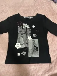 MARY QUANT LONDON ブラックTシャツ