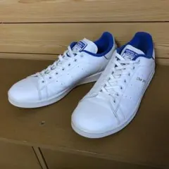 アディダス スタンスミス ホワイト、ブルー サイズ27.5センチ