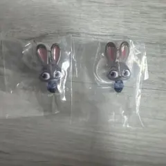 ズートピア2めじるしアクセサリー　ジュディ　2個セット