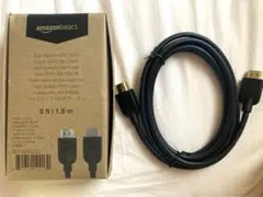 HDMI ケーブル 1.8m Amazonベーシック ハイスピード