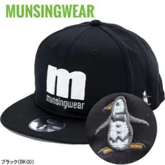 Munsingwear☆ペンギン刺繍ロゴ　ゴルフキャップ☆ブラックのサムネイル