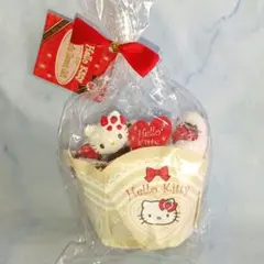 平成レトロ　ハローキティ　プチタオルギフト　マスコット　ケーキ　当時物