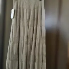 PINORE ベージュ フレアスカート Mサイズ