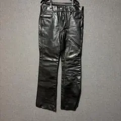 田中様専用 未使用DEGNER レザー カーゴパンツ XL ブラック - メルカリ