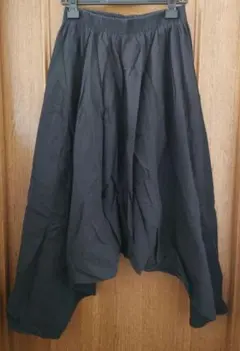 COTTON CLUBS ブラック サルエルパンツ