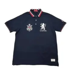 VAN RED LABEL ポロシャツ　刺繍ロゴ　イギリス国旗　ライオン　XLのサムネイル