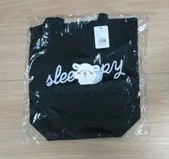 ちいかわ トートバッグ ねむ モモンガ ブラック トーキングヘッズ