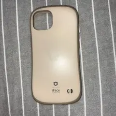iPhone13用　iFace ベージュ ソフトケース