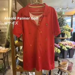 Arnold Palmer Golf 赤 Mサイズ シャツ