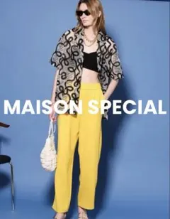 新品《MAISON SPECIAL》embroidery lace jacket