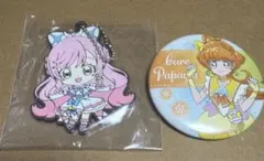 プリキュア　缶バッジ　ラバーキーホルダー　セット